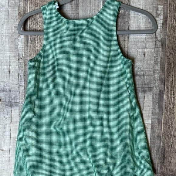 Vintage Funtasia Too Dallas Dress Green Gingham Reversible - Picture 6 of 9